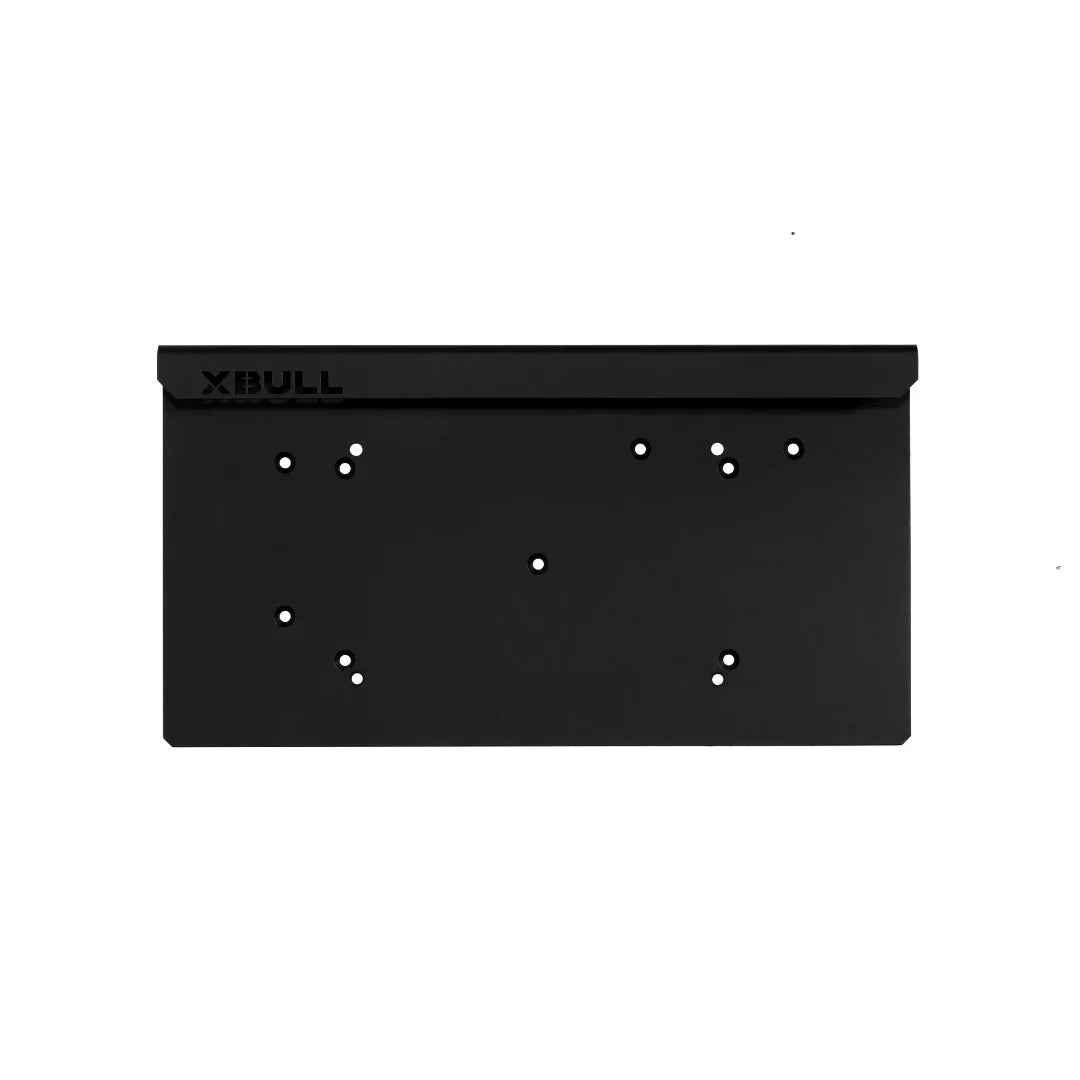 XBull illuminated license plate relocation bracket for a Sprinter rear carrier, view 2