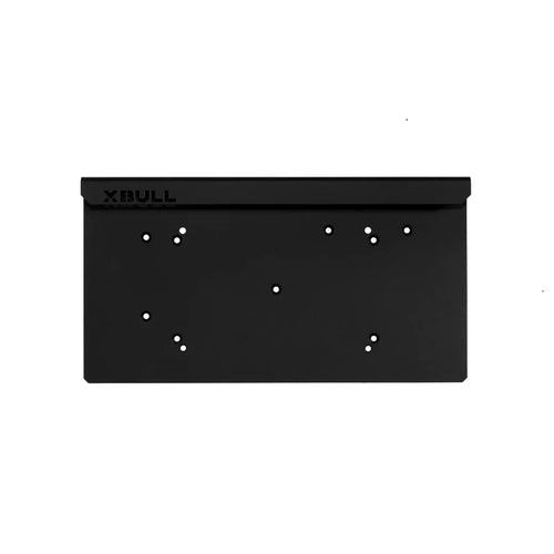XBull illuminated license plate relocation bracket for a Sprinter rear carrier, view 2
