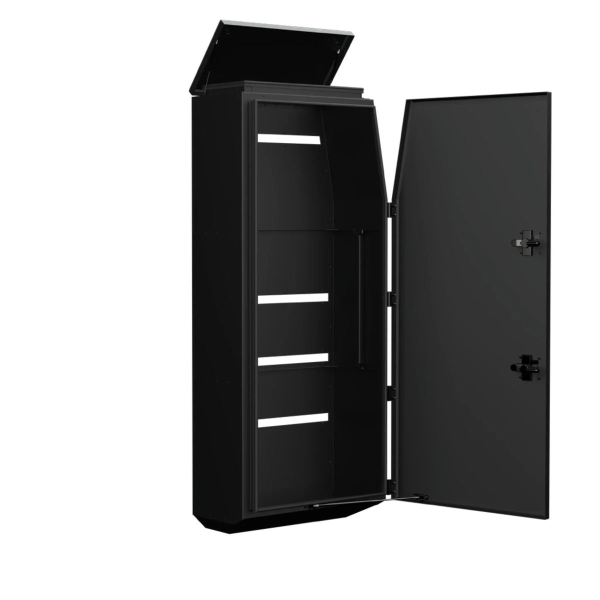 XBull B1700R aluminum rear cargo and ski box for a Mercedes-Benz Sprinter, view 3